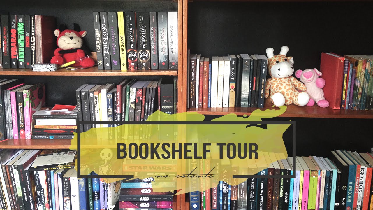 BOOKSHELF TOUR (2016): Livros de terror, FC & Neil Gaiman