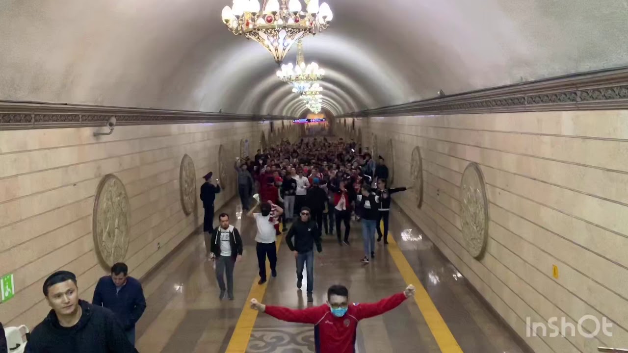 Фанаты Актобе в Алмате