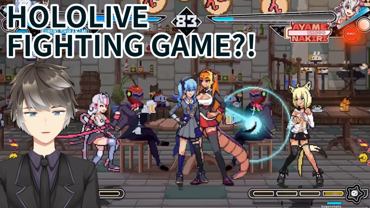 Hololive Is Getting A Fighting Game With Rollback Netcode