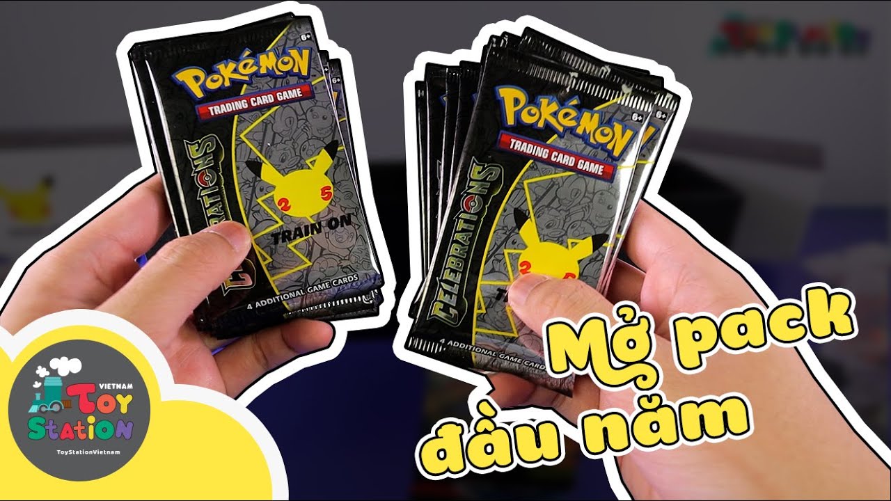 Mở 2 box Celebrations Pokemon TCG đầu năm với người chơi hệ buff luck Verus ToyStation 642