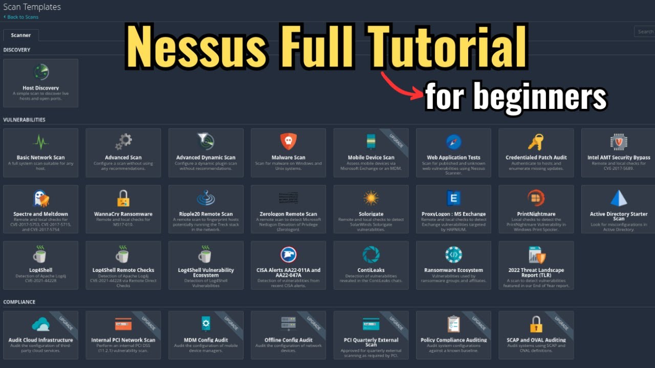 NESSUS Tutorial for Beginners: Installation and Usage on Kali Linux