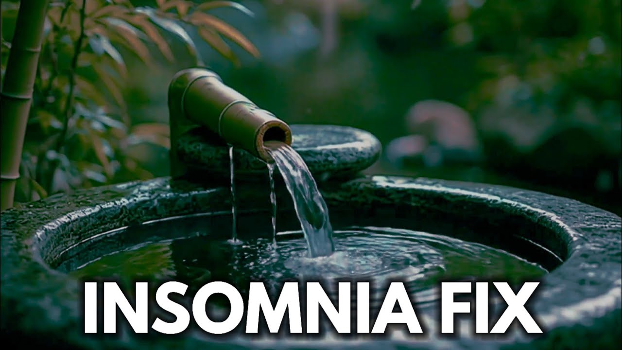 Zen Bamboo Water Fountain - Mind Calm & Stress Relief Music | Sleep, Relax & Inner Peace