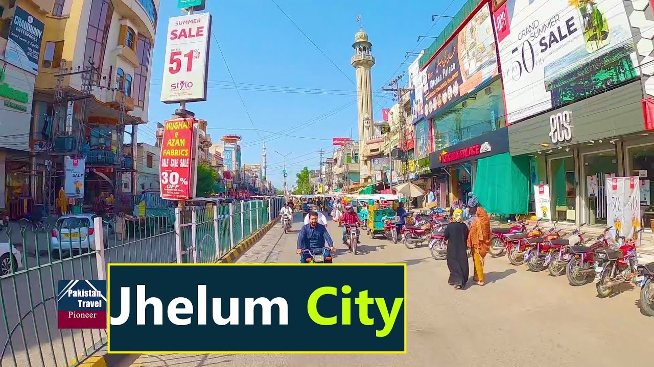 Jhelum City | Shandar Chowk | Jada Jhelum | جہلم شہر