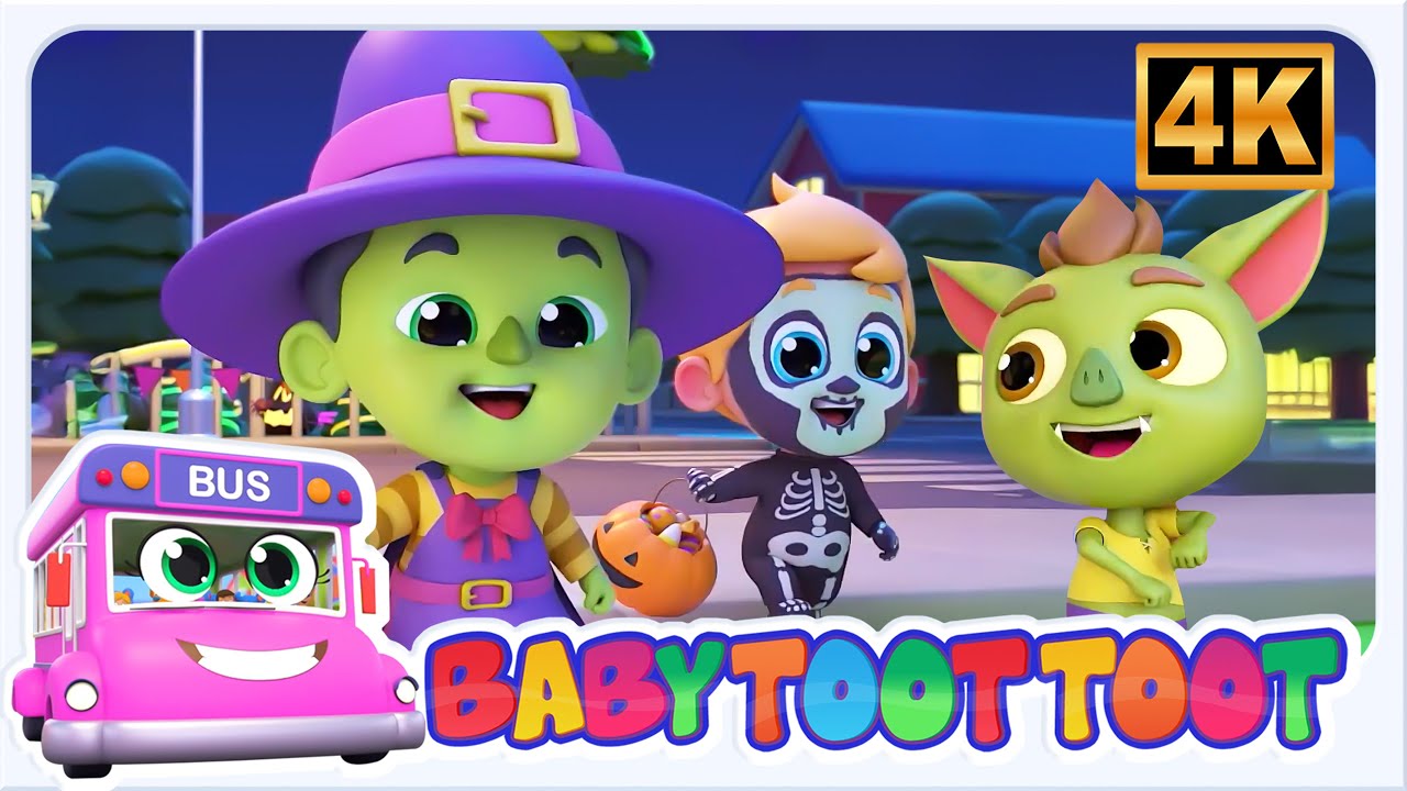 Ha Ha Ha É Dia Das Bruxas Canção De Berçário Assustadora - Baby Toot Toot