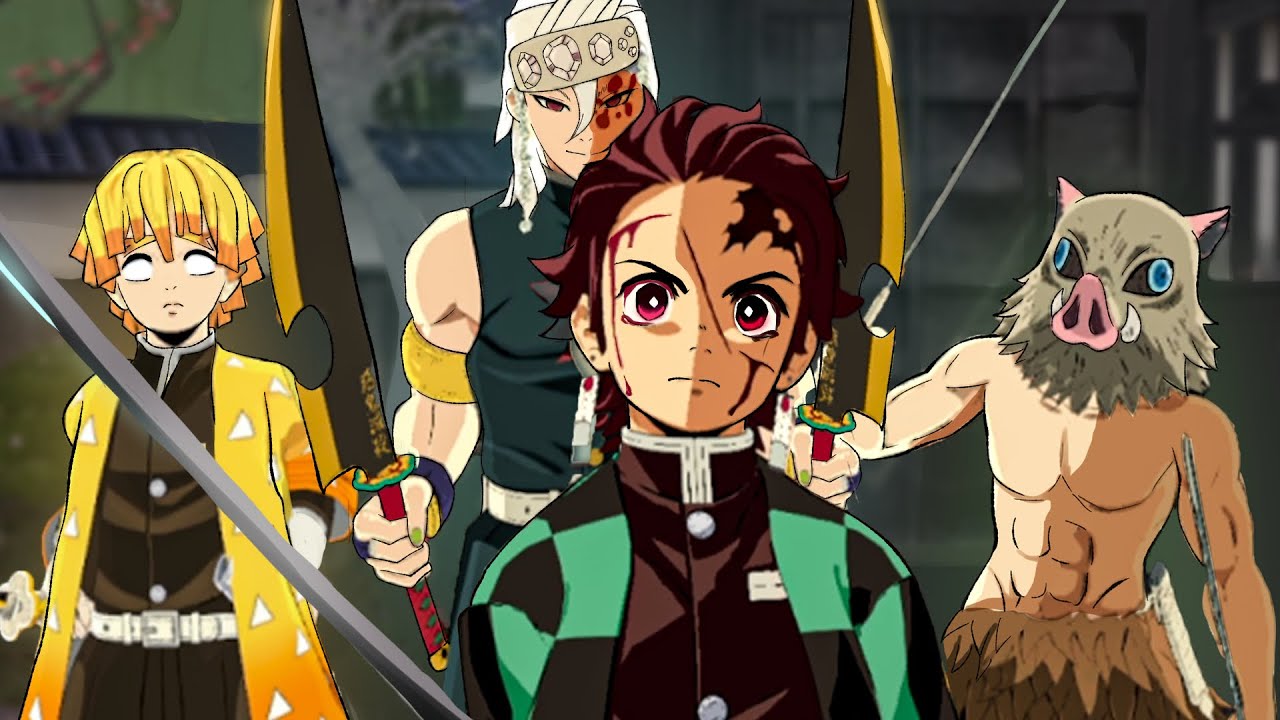 Tanjiro e Uzui vs A Lua Superior 6 no Demon Slayer Vr