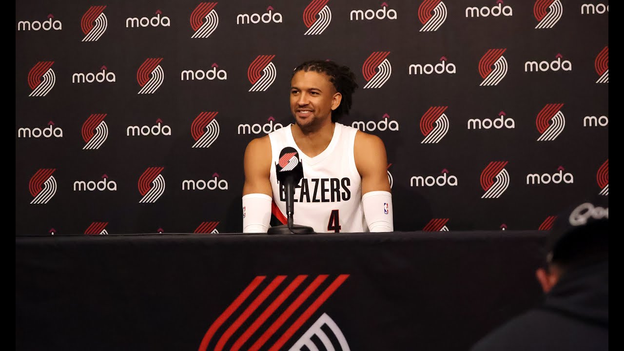 Matisse Thybulle Discusses His Health, Team's Defense At 2025 Media Day | Portland Trail Blazers