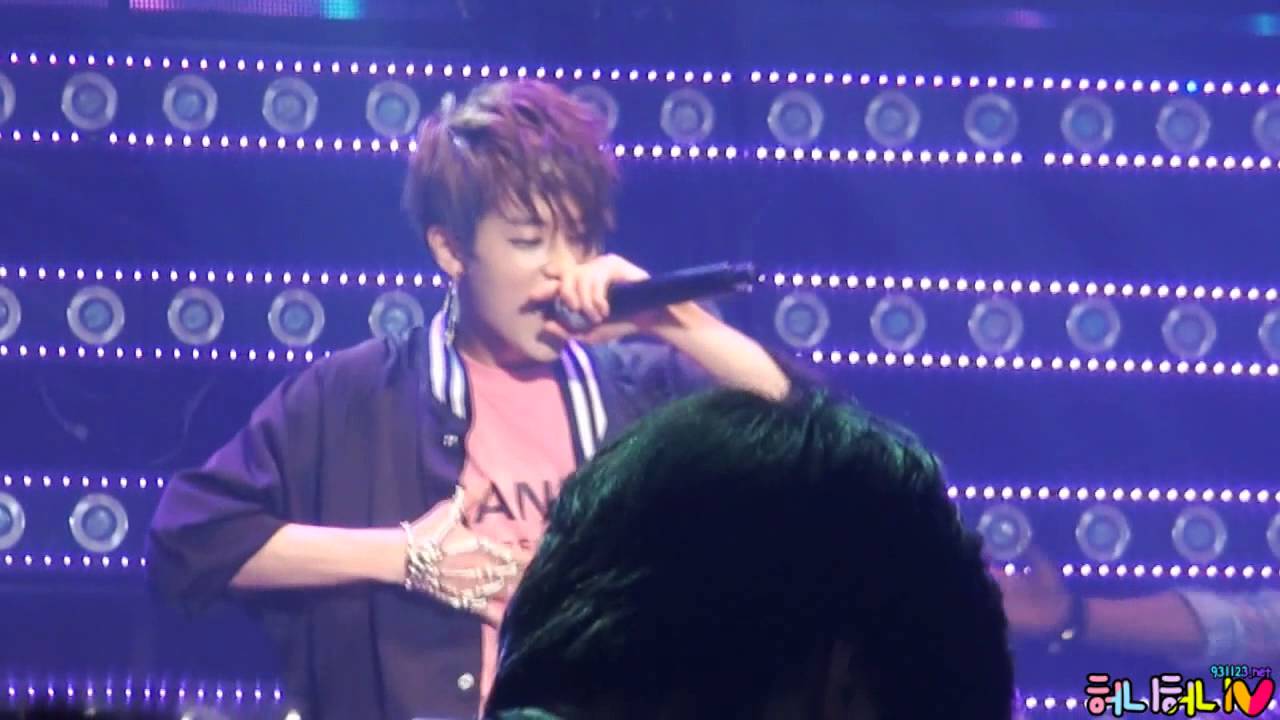 130512 Teen top No.1 concert 배아파 엘조 (병헌)