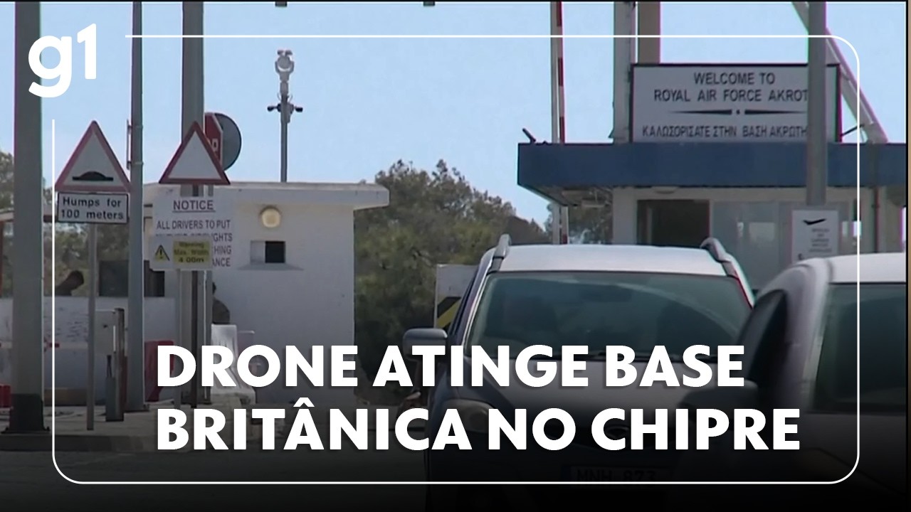Ataque de drone atinge base militar do Reino Unido no Chipre