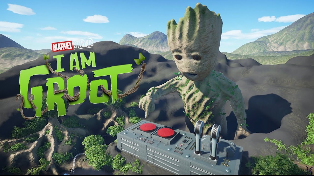 I AM GROOT! - The Ride    (Planet Coaster)