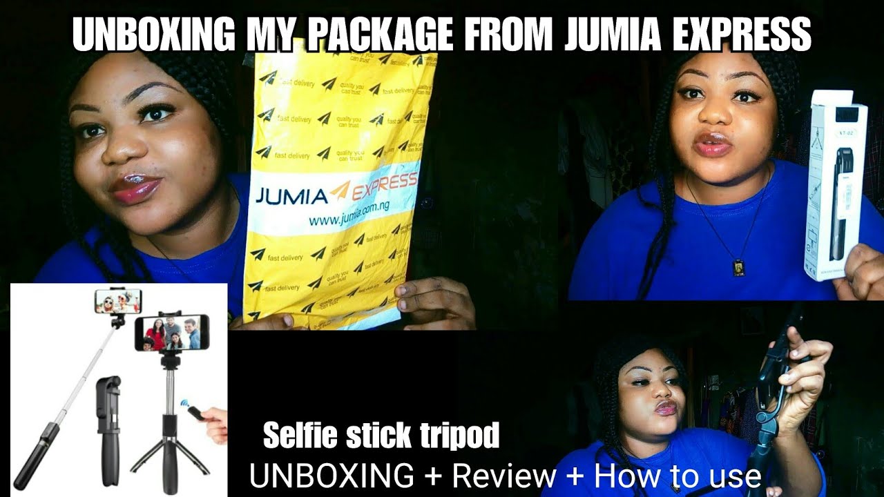 UNBOXING the new SELFIE STICK TRIPOD from JUMIA EXPRESS