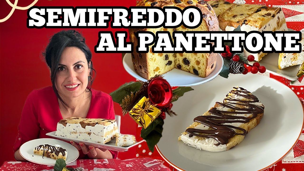 Semifreddo al Panettone 🎄 | Dolce Natalizio Facile, Senza Cottura e Super Goloso
