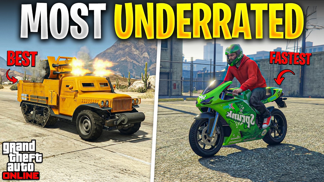 10 Most Underrated Vehicles Everyone Must Own in GTA Online
