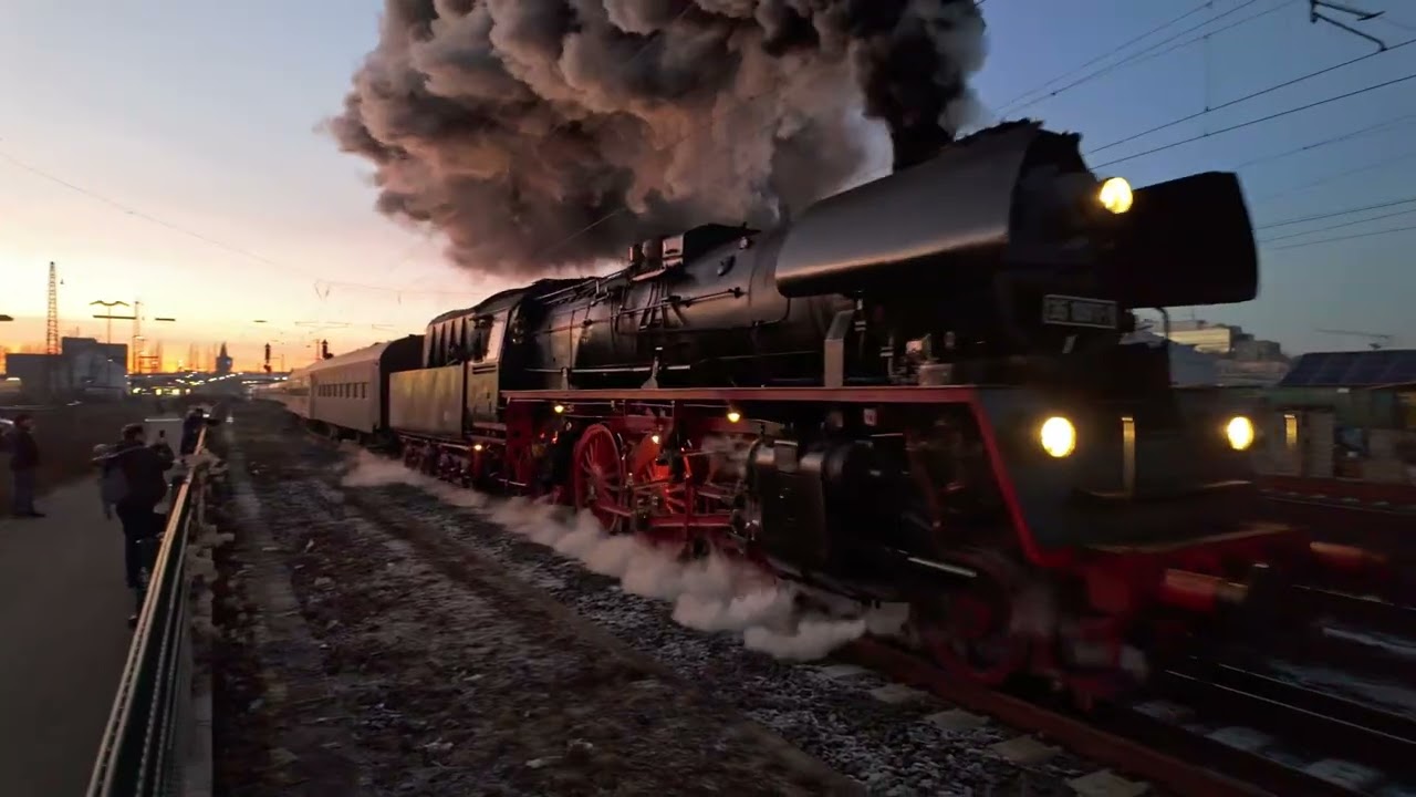 🚂 Gänsehaut im Abendrot – Dampflok 35 1097 startet mit sattem Sound in die Heimfahrt nach Treysa 🌅💨