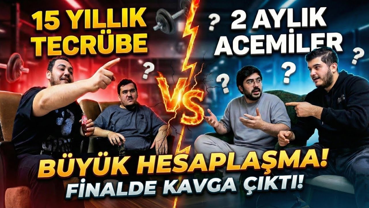 15 Yıldır Spor Yapıp Neden Dev Gibi Değilsin? 2 Aylık Acemi Yüzünden Büyük Kavga!