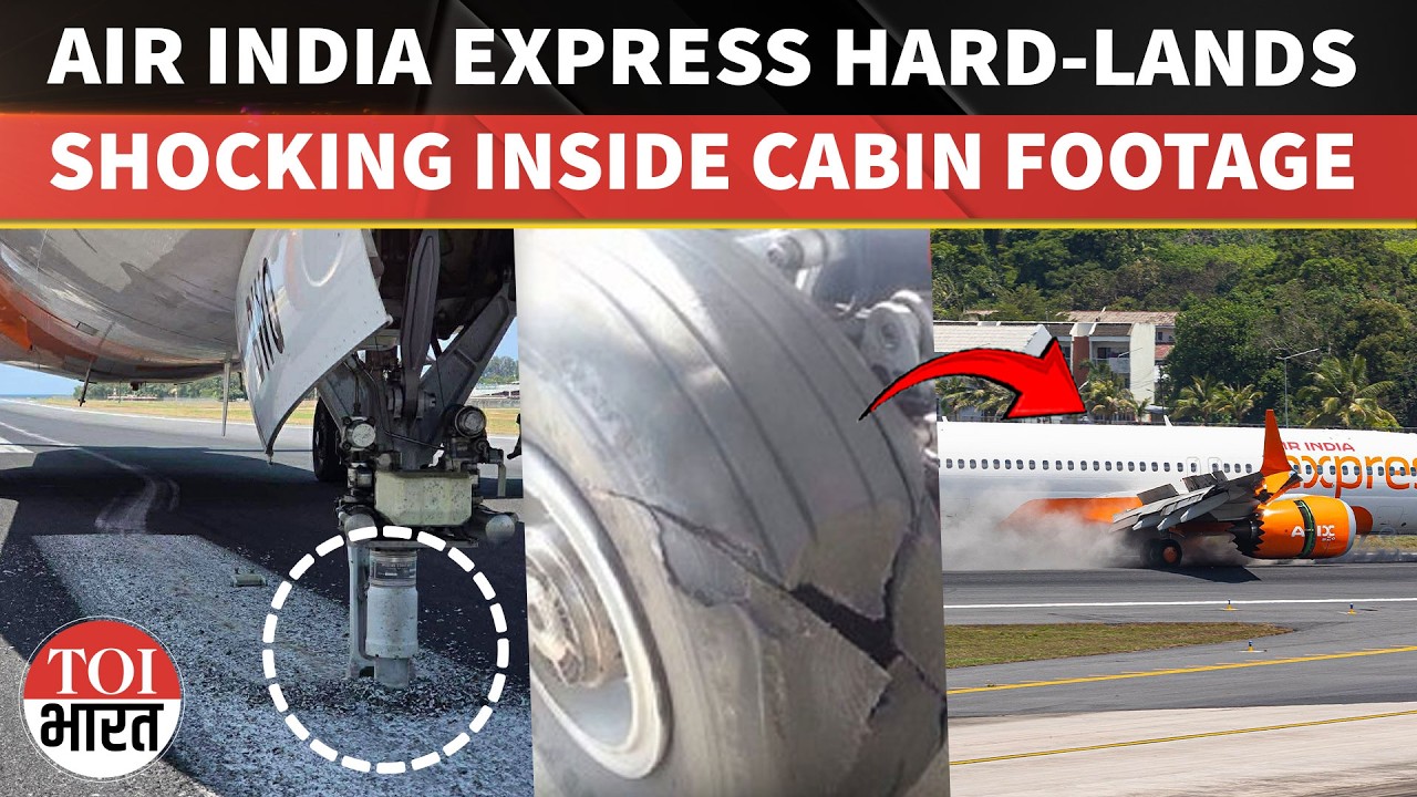 ON CAM: Video Shows Exact Moment Air India Express Flight Hard Lands At Phuket Airport In Thailand