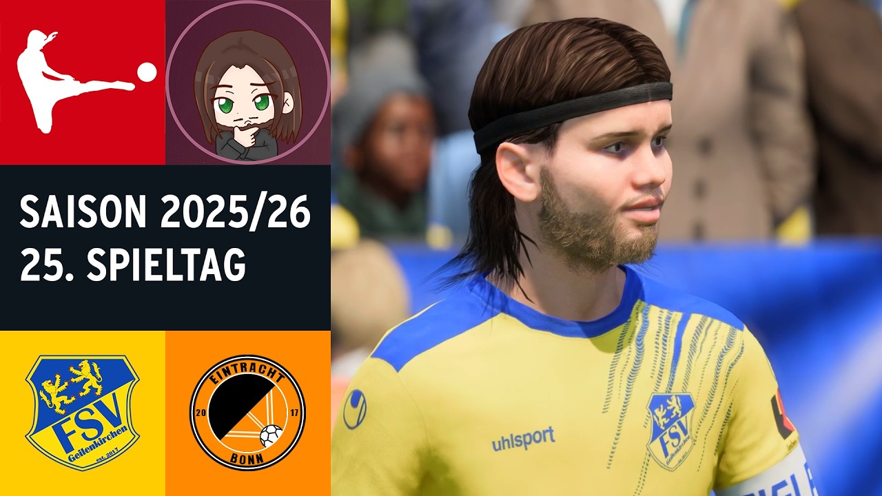 FSV Geilenkirchen - Eintracht Bonn | 25. Spieltag | Youtube Bundesliga 2025/26