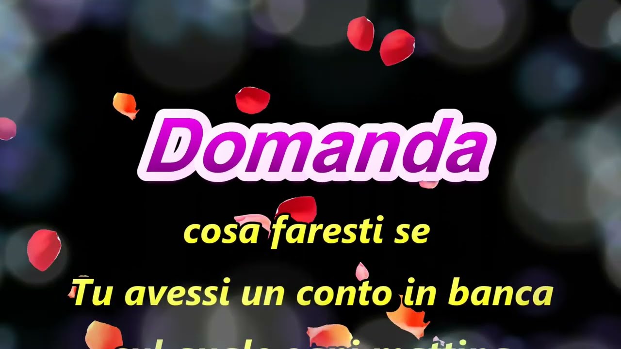 Domanda cosa faresti se AVESSI UN CONTO IN BANCA COSI ?