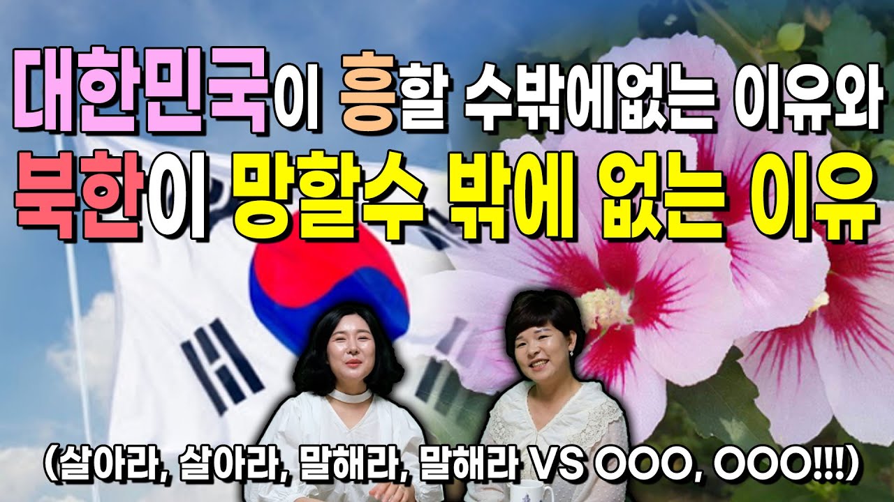[김나영 5부] 대한민국이 흥할수 밖에 없는 이유와 북한이 망할수 밖에 없는 이유를 파헤쳐 보다!
