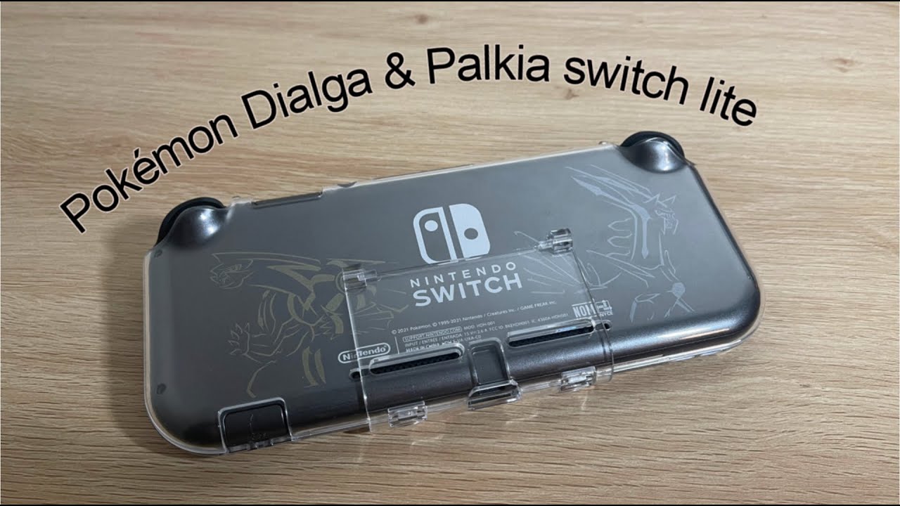 Nintendo Pokémon Switch Lite: Dialga & Palkia Unboxing + accessories
