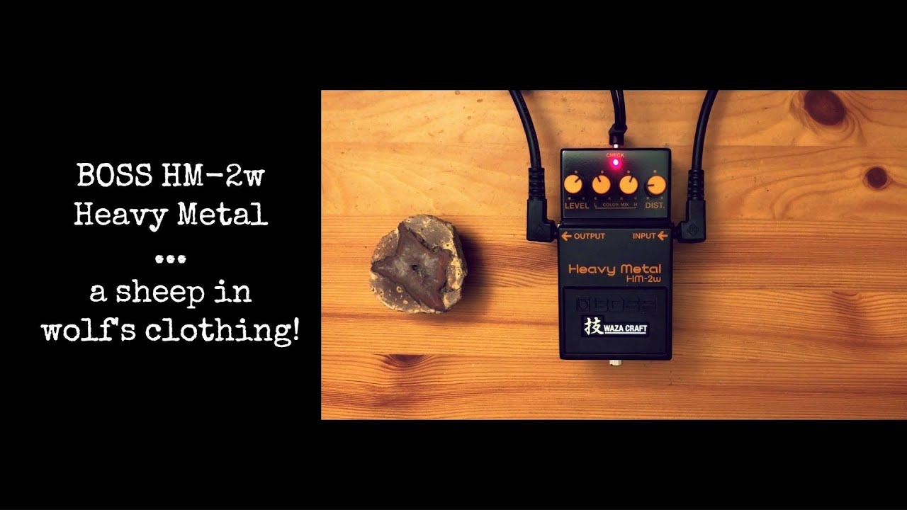 Tgv demos : BOSS HM-2w Heavy Metal