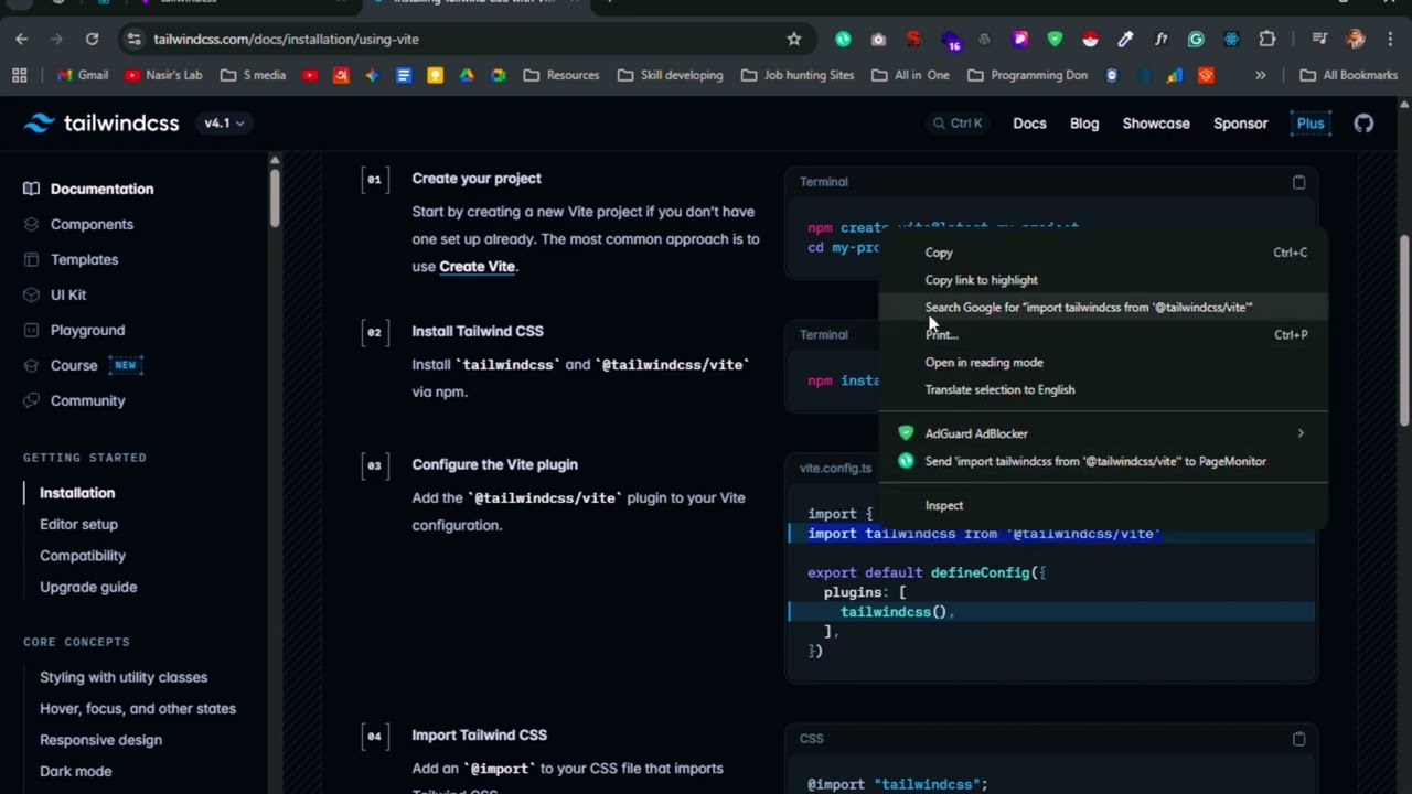 How to Install Tailwind CSS in React App (Latest 2025 Version) | Step-by-Step Guide