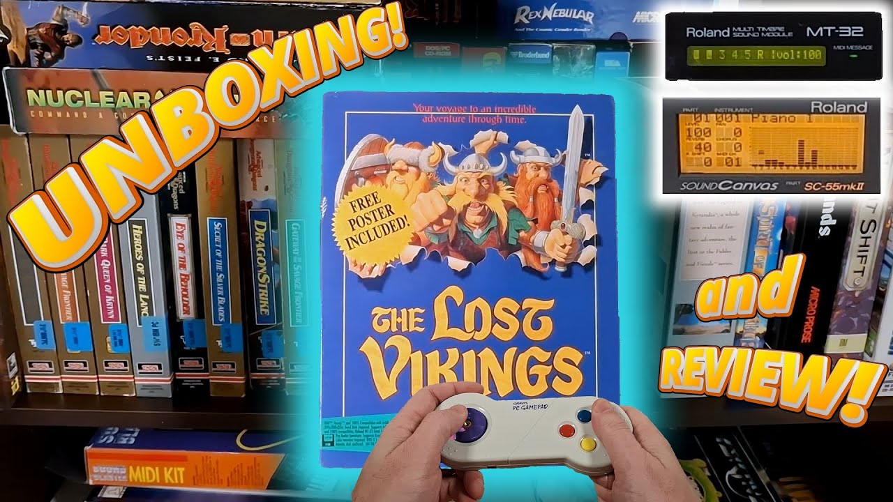 The Lost Vikings for PC | Big Box Unboxing & Review!