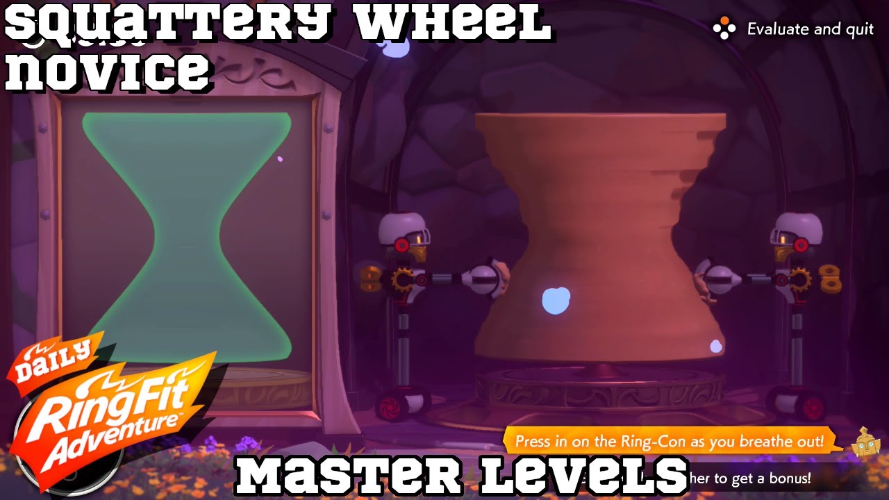 MASTER | Squattery Wheel: Novice | DAILY Ring Fit Adventure - No Commentary