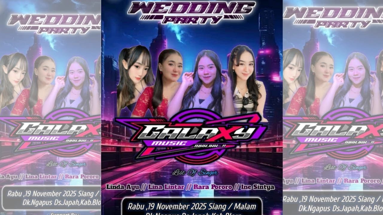 LIVE STREAM GALAXY MUSIC - WEDDING DENY & NONIK - 19 NOVEMBER 2025 - KYU KYU AUDIO