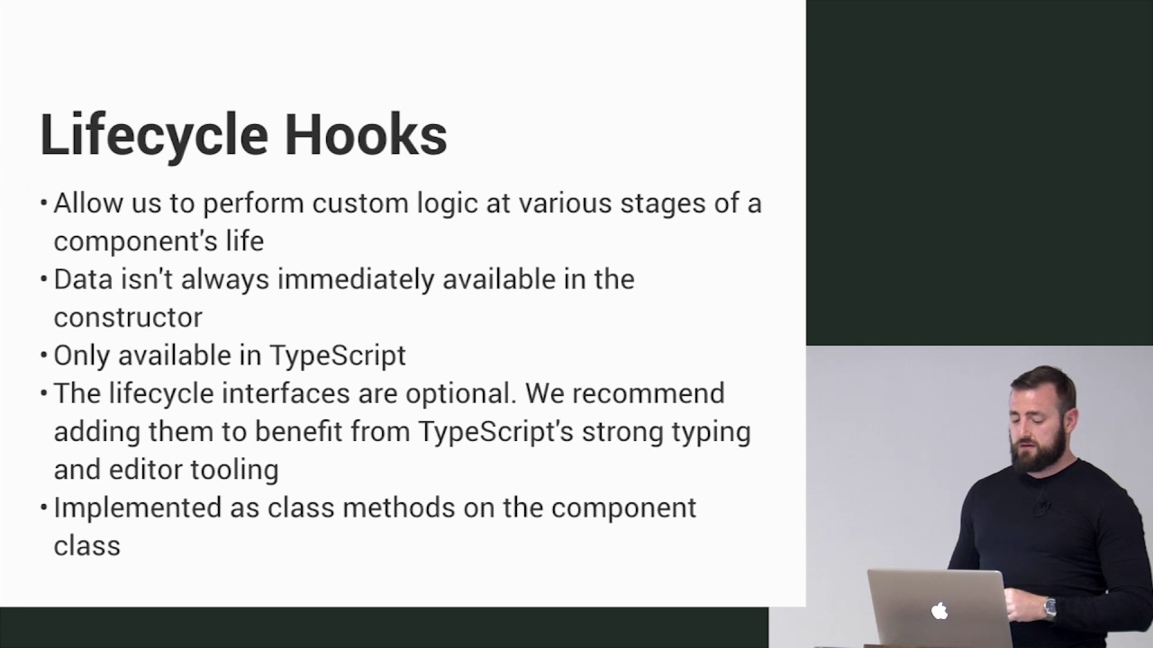 Lifecycle Hooks - Building Web Applications in Angular 2