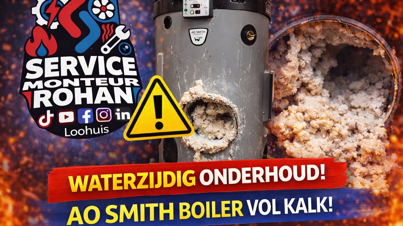 AO SMITH BOILER WATERZIJDIG REINIGEN