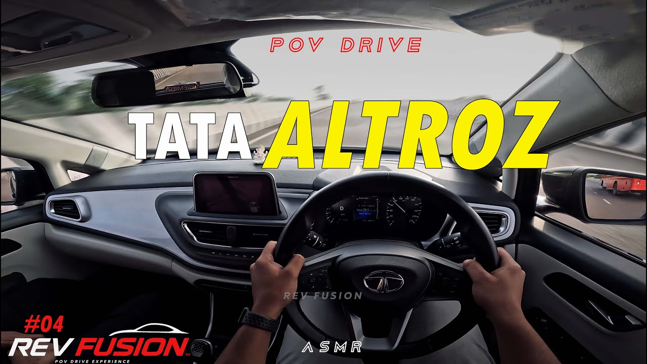 2022 TATA ALTROZ  XZA+  | 1.2L 87 BHP | POV Drive #04 | ASMR | 4K|  REVFUSION #tata #altroz