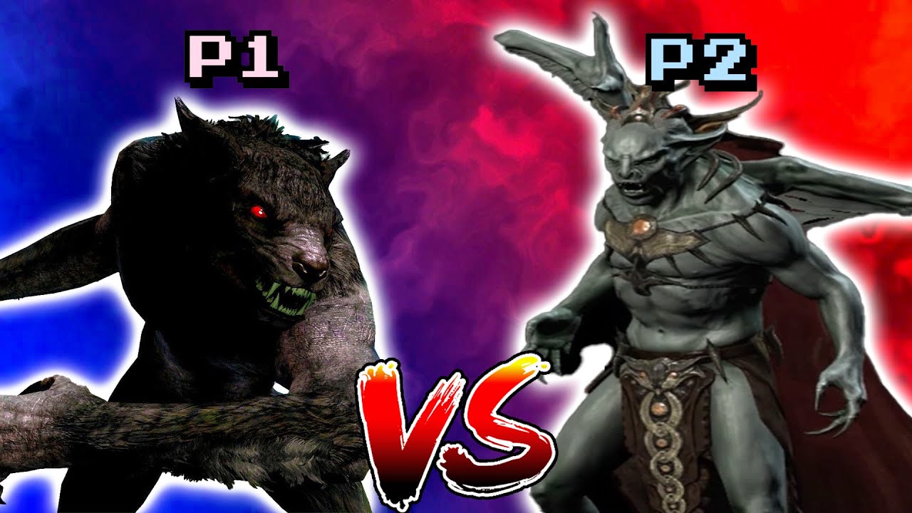 Skyrim Multiplayer PVP - Werewolf vs. Vampire Lord