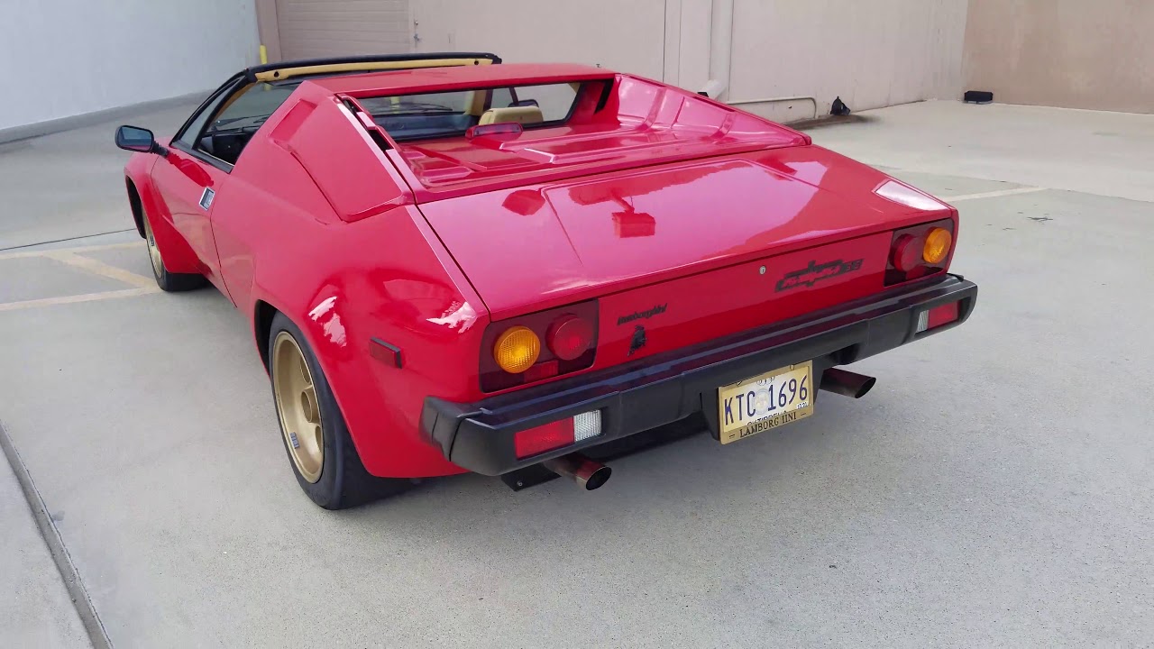 1988 Lamborghini Jalpa: Walk Around