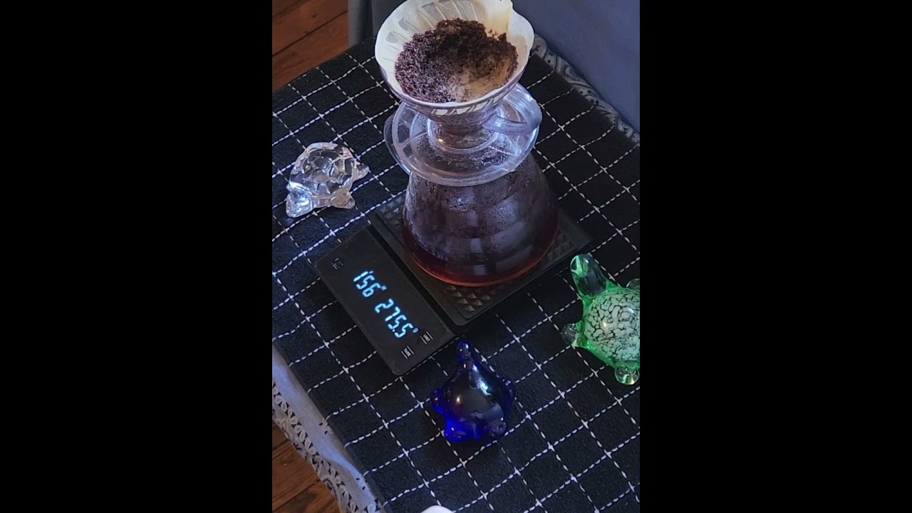 1 cup v60 1:17 195' water, 3 pour + bloom, 5 zp6, B&W Colombia Diego Horta Washed Gesha