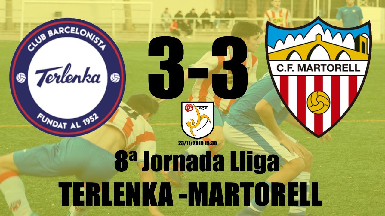 Resumen 8ª Jornada⚽ ☑️🏆TERLENKA [3-3] MARTORELL JUVENIL2019-20 4K
