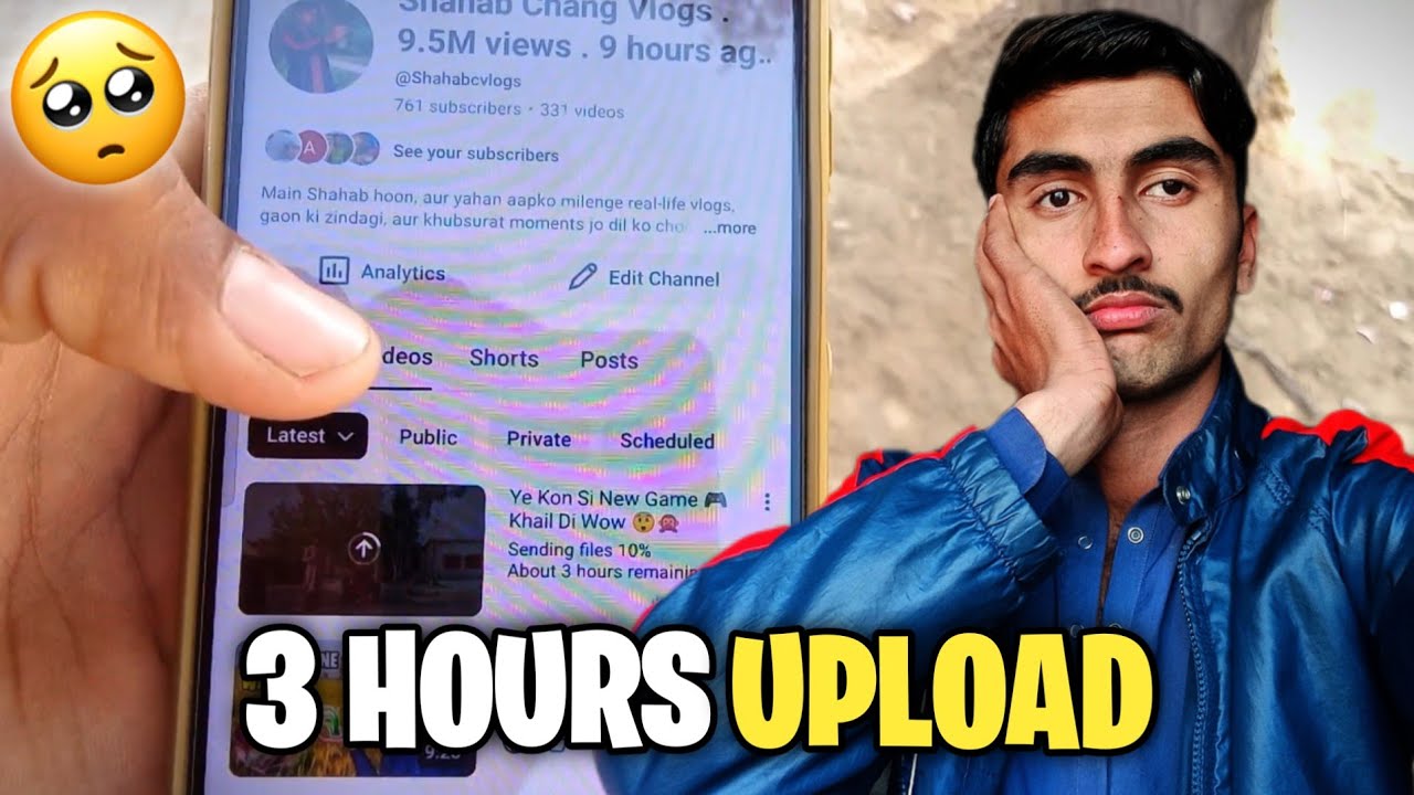 Itna Data Slow 3 Ghante Me Video Upload 🥺