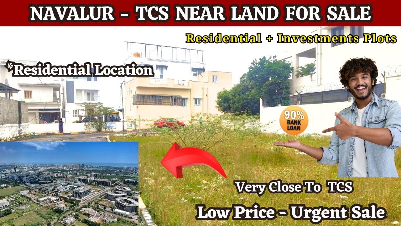 Navalur - TCS Near Residential Land For Sale | Low Price | #navalur #landsale #omr