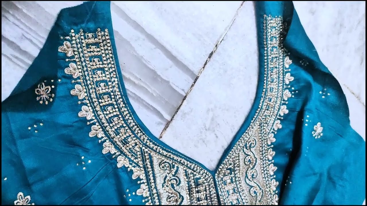 Pan Gala Without Bukram! cutting and stitching| पान गला कैसे बनाएं  | #diy #fashion #new