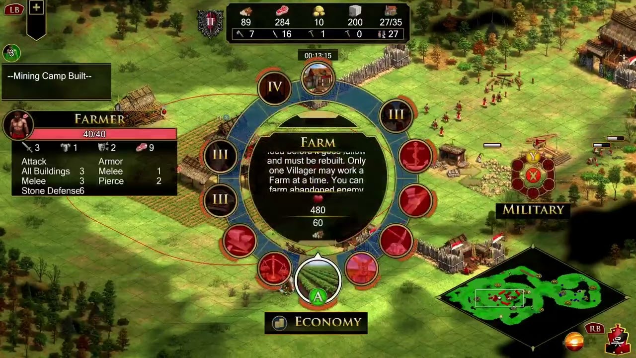AOE2 w controller on cross play ladder road to 1200-arabia