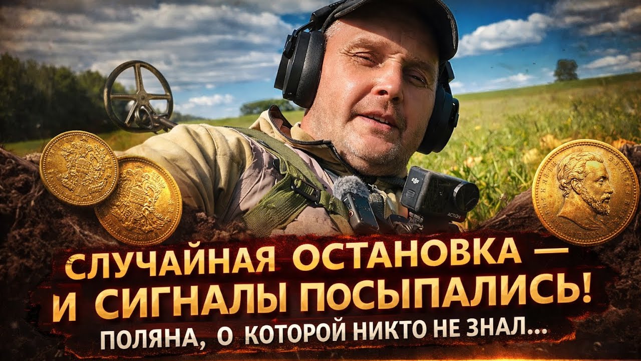СЛУЧАЙНАЯ ОСТАНОВКА — И СИГНАЛЫ ПОСЫПАЛИСЬ! ПОЛЯНА, О КОТОРОЙ НИКТО НЕ ЗНАЛ…