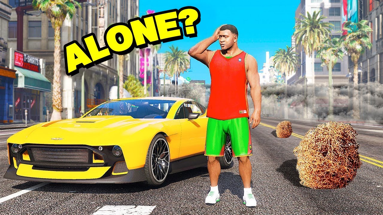 Это GTA 5, но ВСЕ ЛЮДИ ИСЧЕЗЛИ...