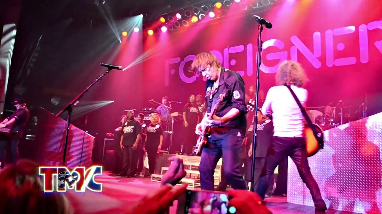 The Tennessee Mass Choir performs with legendary rock band FOREIGNER