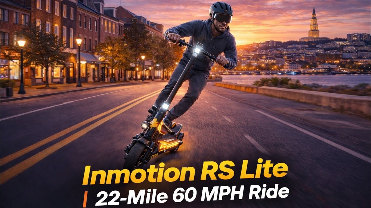 22 Mile Ride on the 60 MPH Inmotion RS Lite