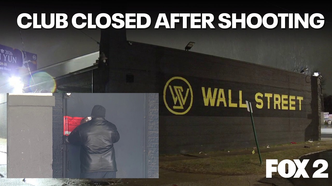 Detroit night club shut down by city after teen shot