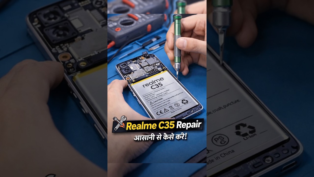 Realme C35  On of Problem Solve ✅#RealmeC35 #MobileRepair
