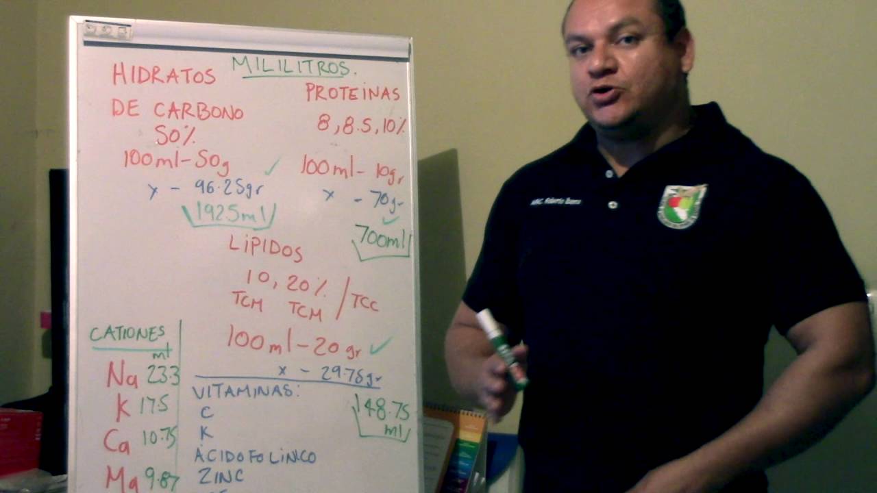 Calculo de Nutricion Parenteral