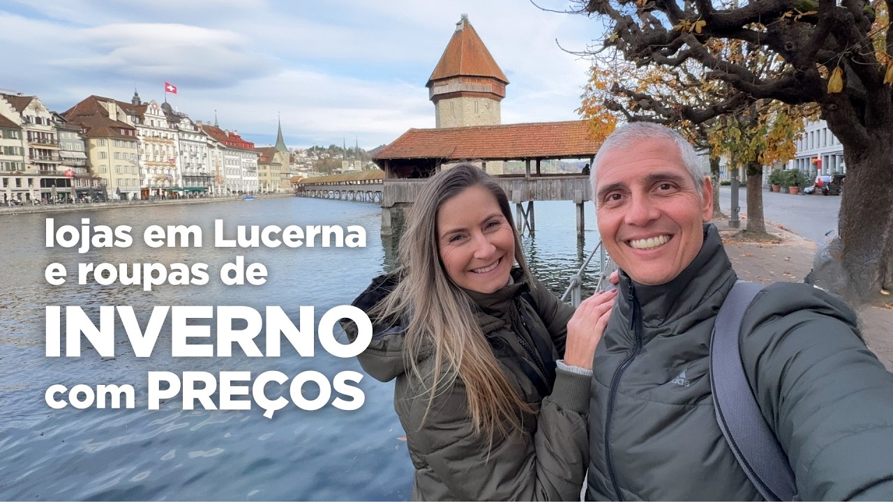 Passeio pelas lojas de Lucerna na SUÍÇA e artigos de INVERNO com PREÇOS