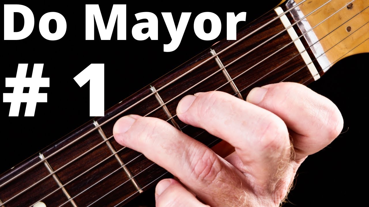 Como Tocar Acorde De { Do Mayor } Con Guitarra Acustica Tutorial { Acorde # 1