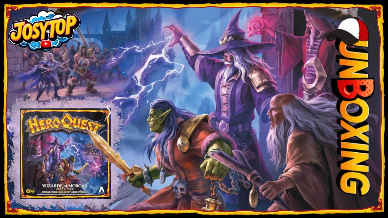 HECHICEROS DE MORCAR Heroquest , Unboxing ,Wizards of Morcar