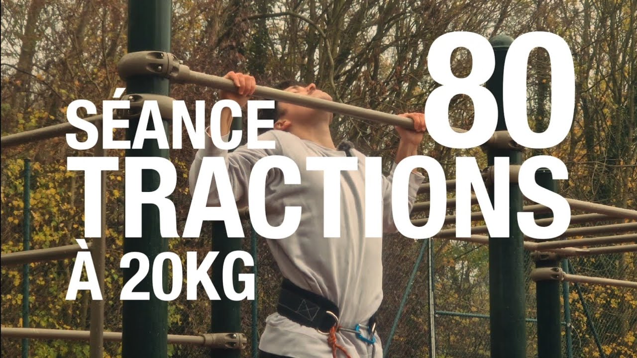 SÉANCE TRACTIONS 20KG (80 REPS)